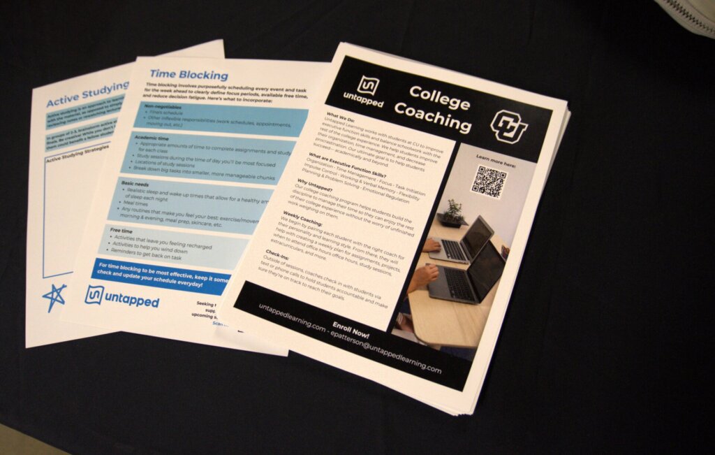 College Coaching Active Studying Time Blocking